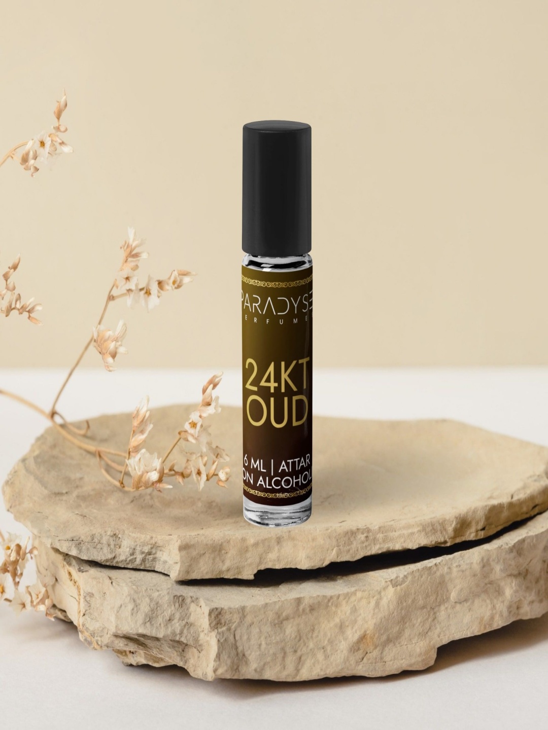 

PARADYSE PERFUMES 24KT Oud Non Alcoholic Attar - 6 ml, Transparent