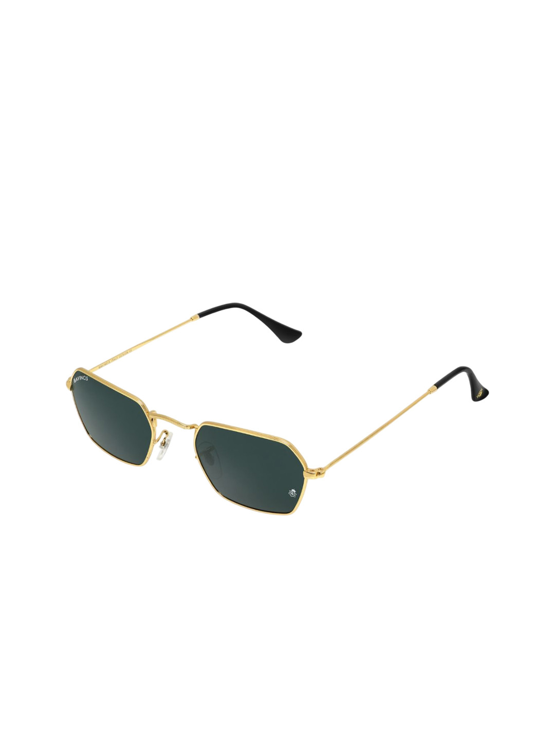 

BAVINCIS Unisex Square Sunglasses with UV Protected Lens, Black