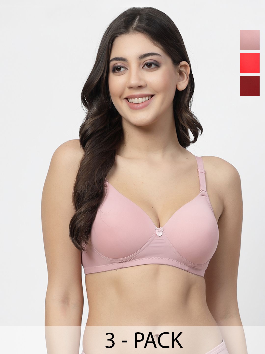 

College Girl Bra Full Coverage Lightly Padded, Pink