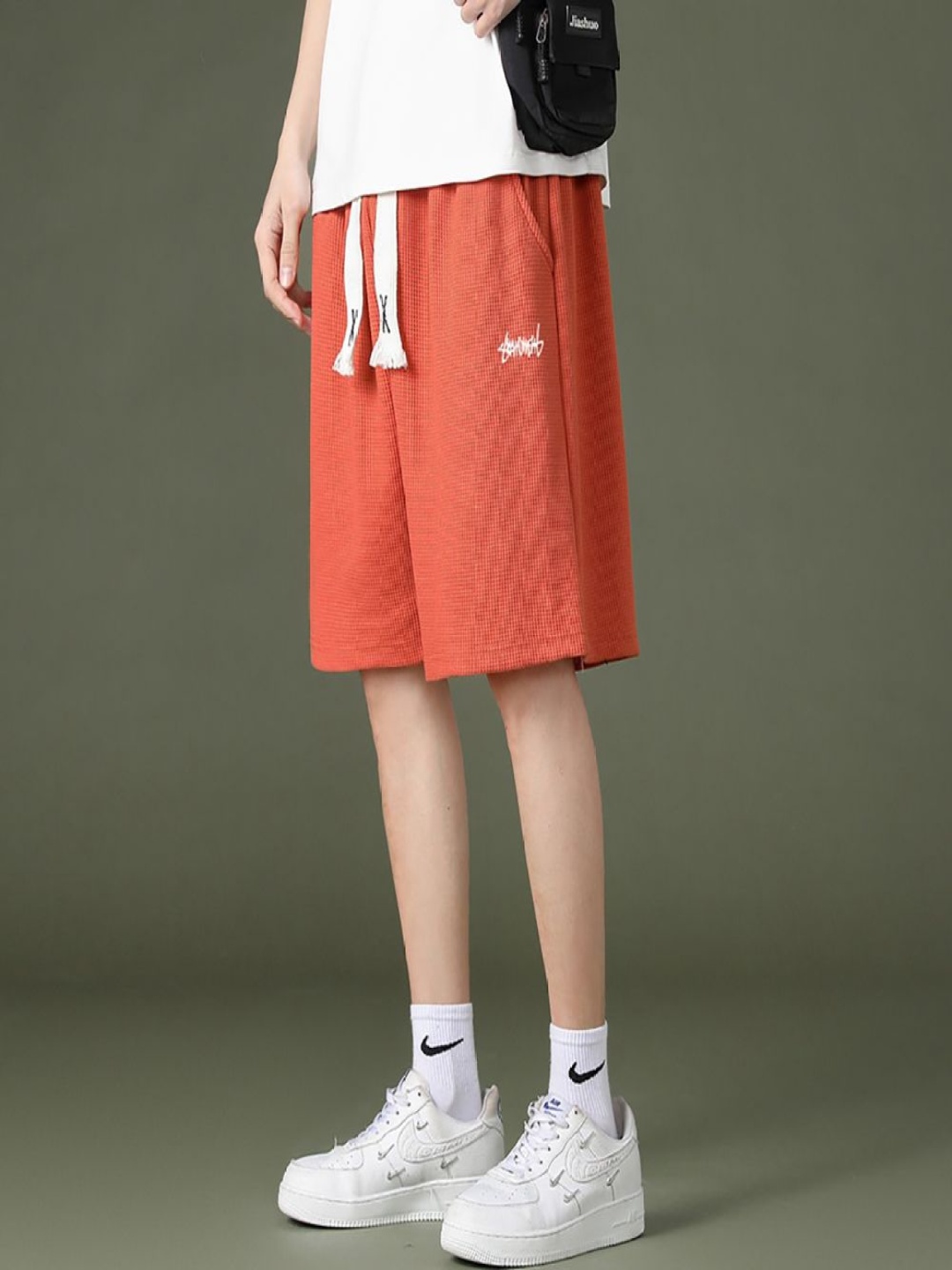 

StyleCast x Revolte Men Regular Fit Shorts, Orange