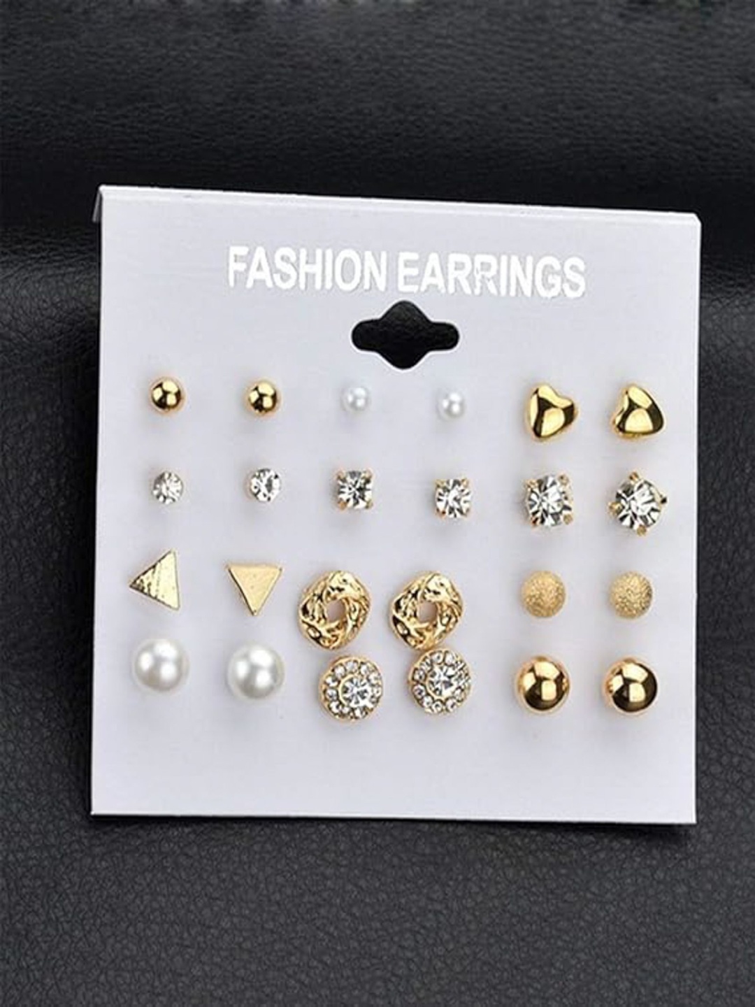 

PolluxCraft Korean Gold Plated Pearls Contemporary Studs