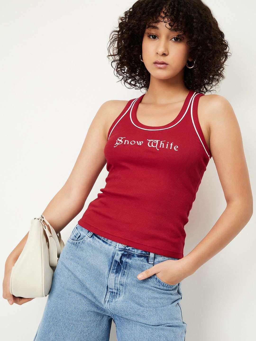 

max Cotton Tank Top, Red