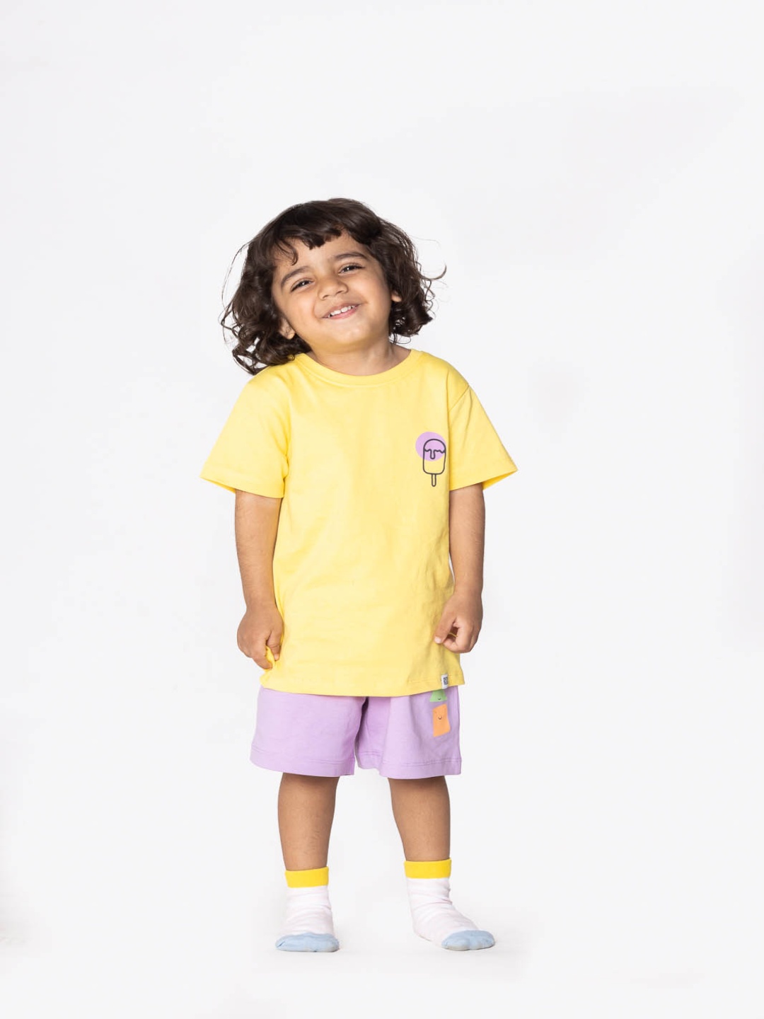 

Reedoo Unisex Kids Bio Finish Solid Round Neck Cotton T-shirt, Yellow