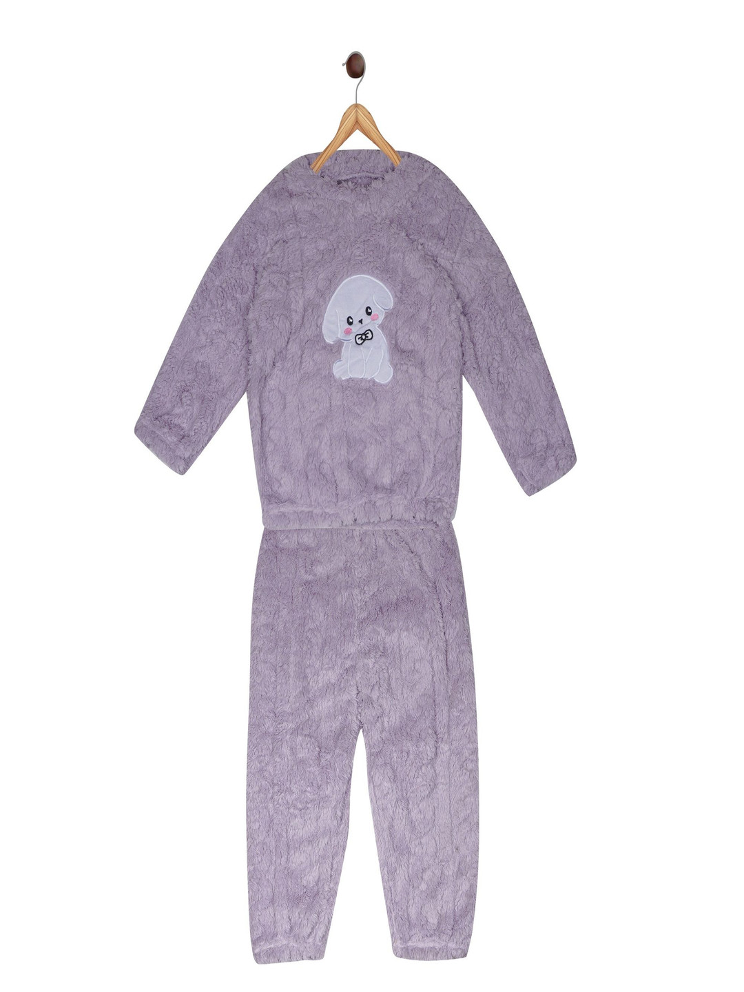 

BAESD Unisex Kids Night suit, Purple