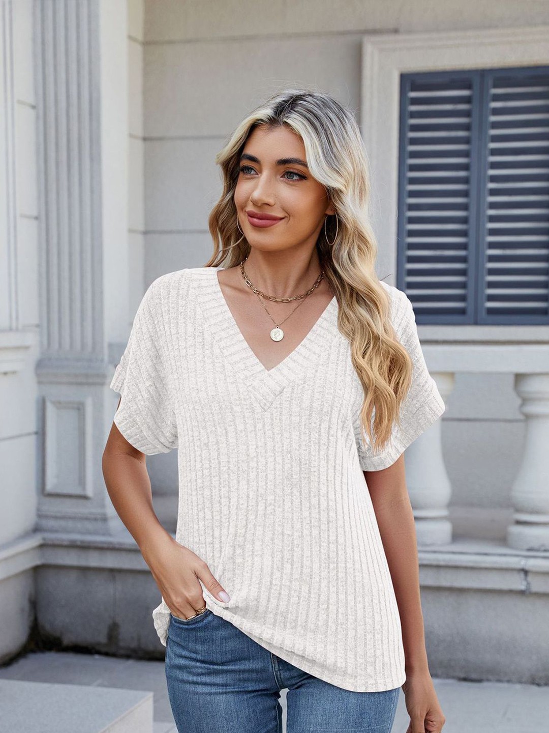 

StyleCast x Revolte Top, White
