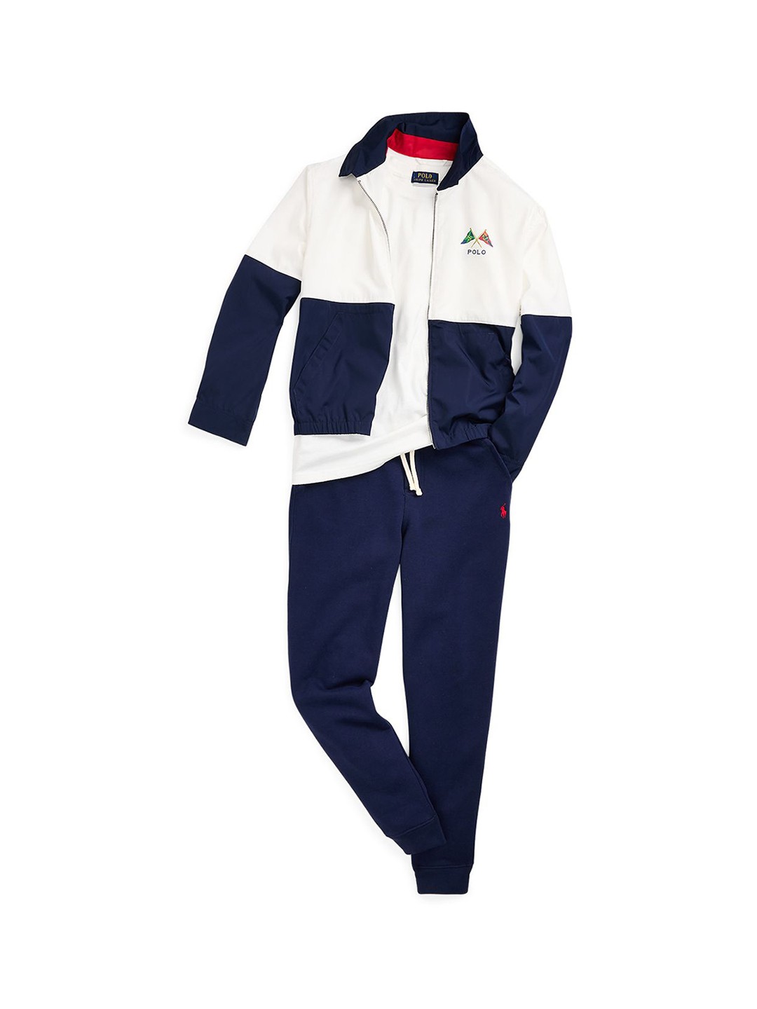 

Polo Ralph Lauren Boys Bayport Nautical Water-Resistant Jacket, Navy blue