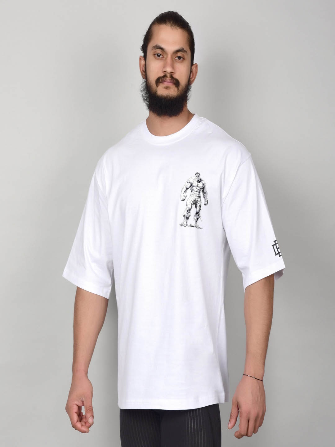 

Edyssa Men Printed T-shirt, White