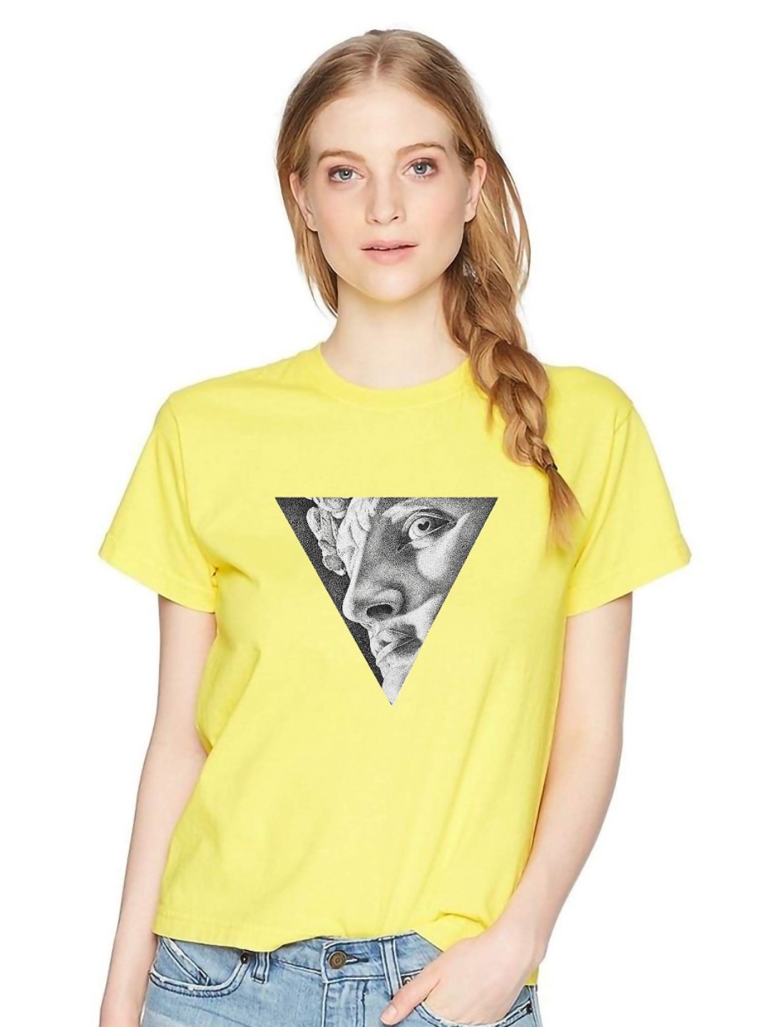 

VLAM Women Printed T-shirt, Yellow