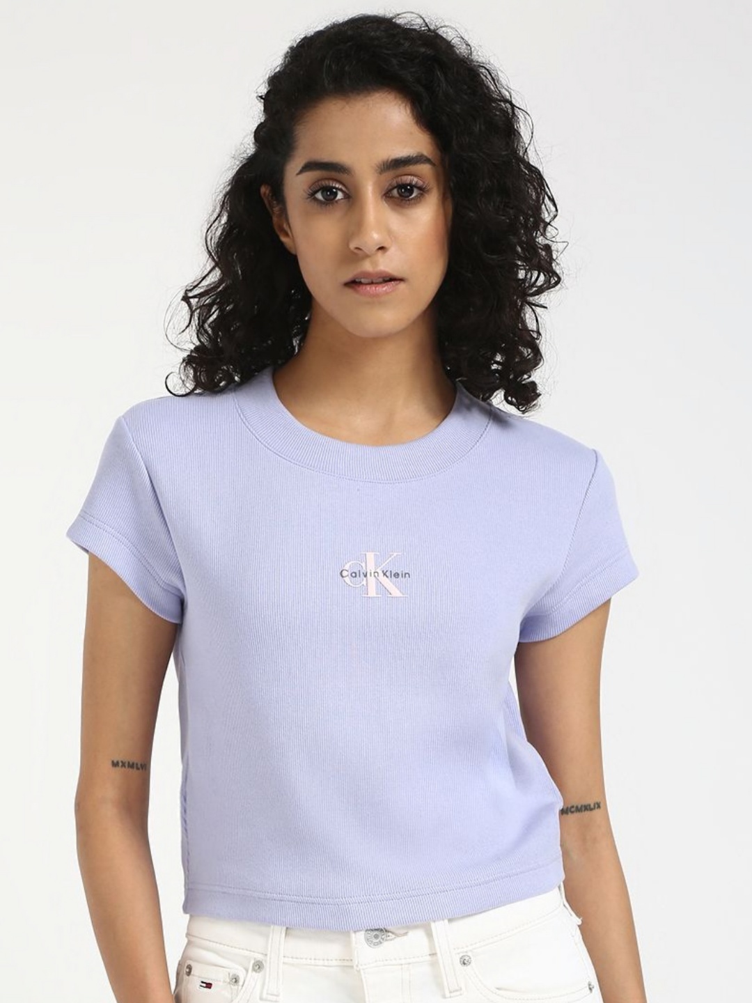 

Calvin Klein Jeans Women T-shirt, Purple