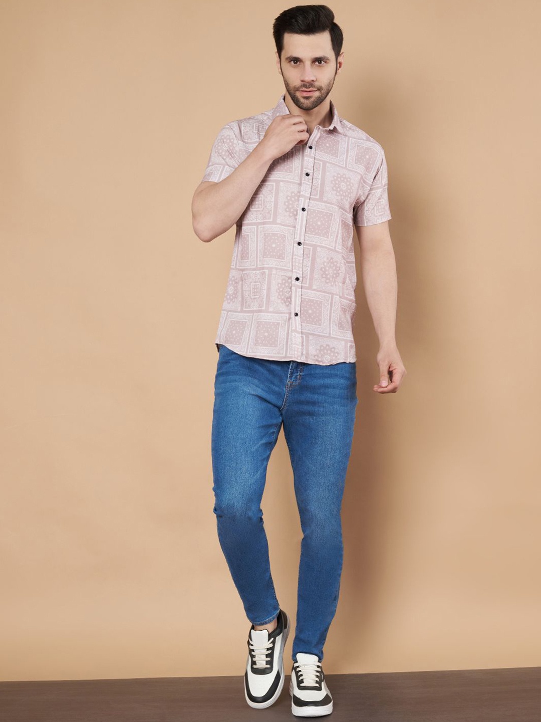 

Fashion FRICKS Men Opaque Casual Shirt, Multi