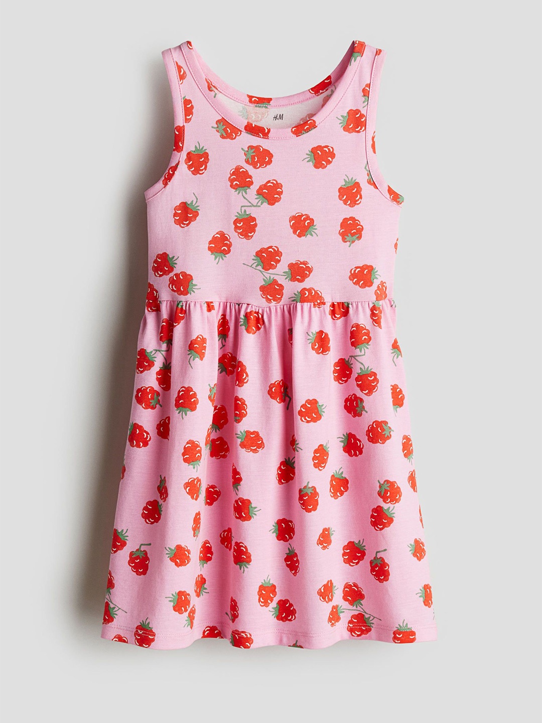 

H&M Patterned Cotton Dress, Pink