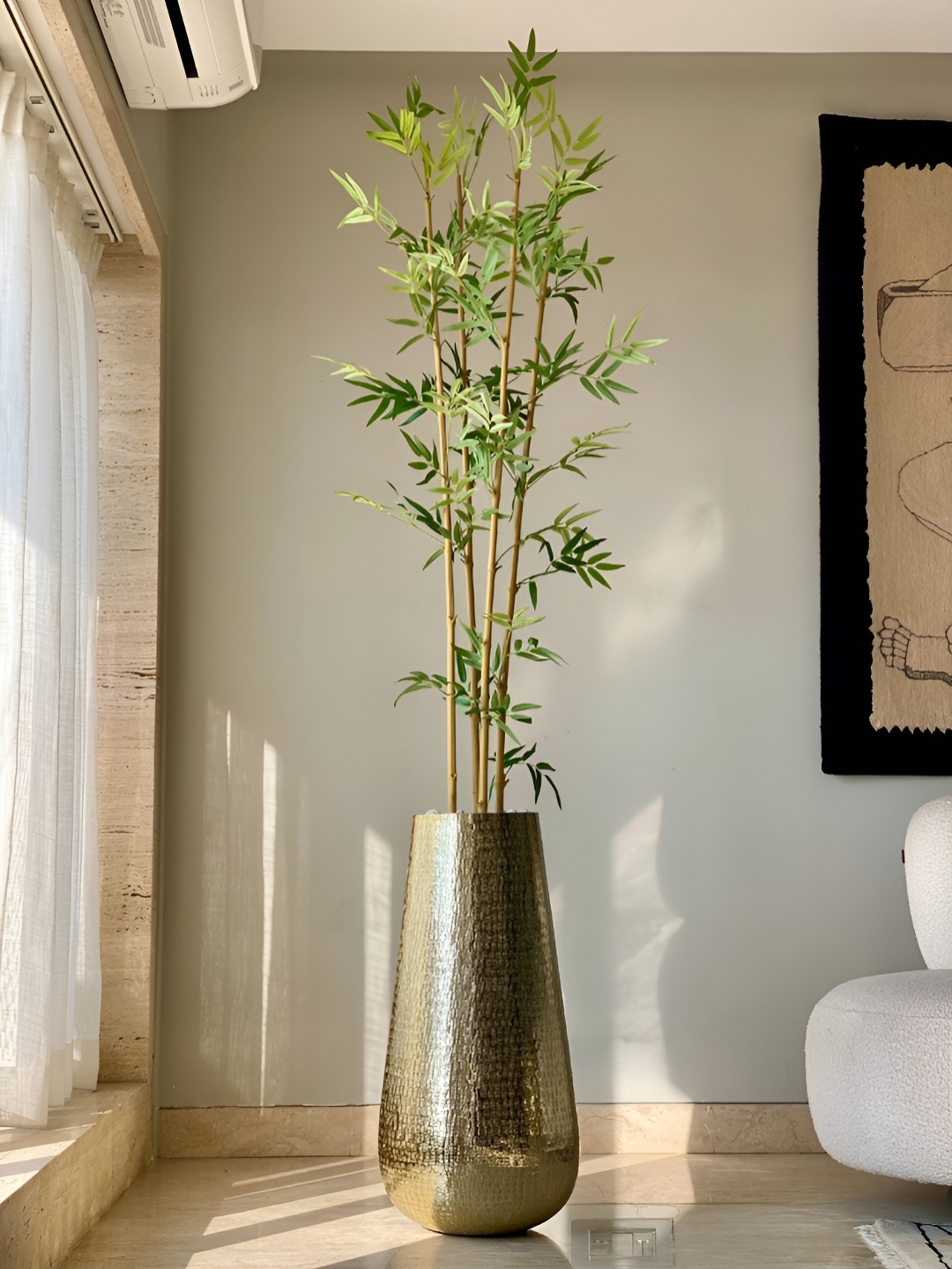

Mason Home Green & Beige 4 Artificial Bamboo Sticks