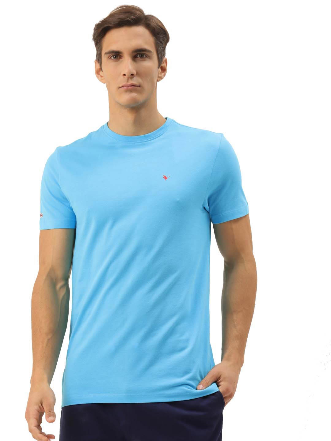 

AMSWAN Men Pockets T-shirt, Blue