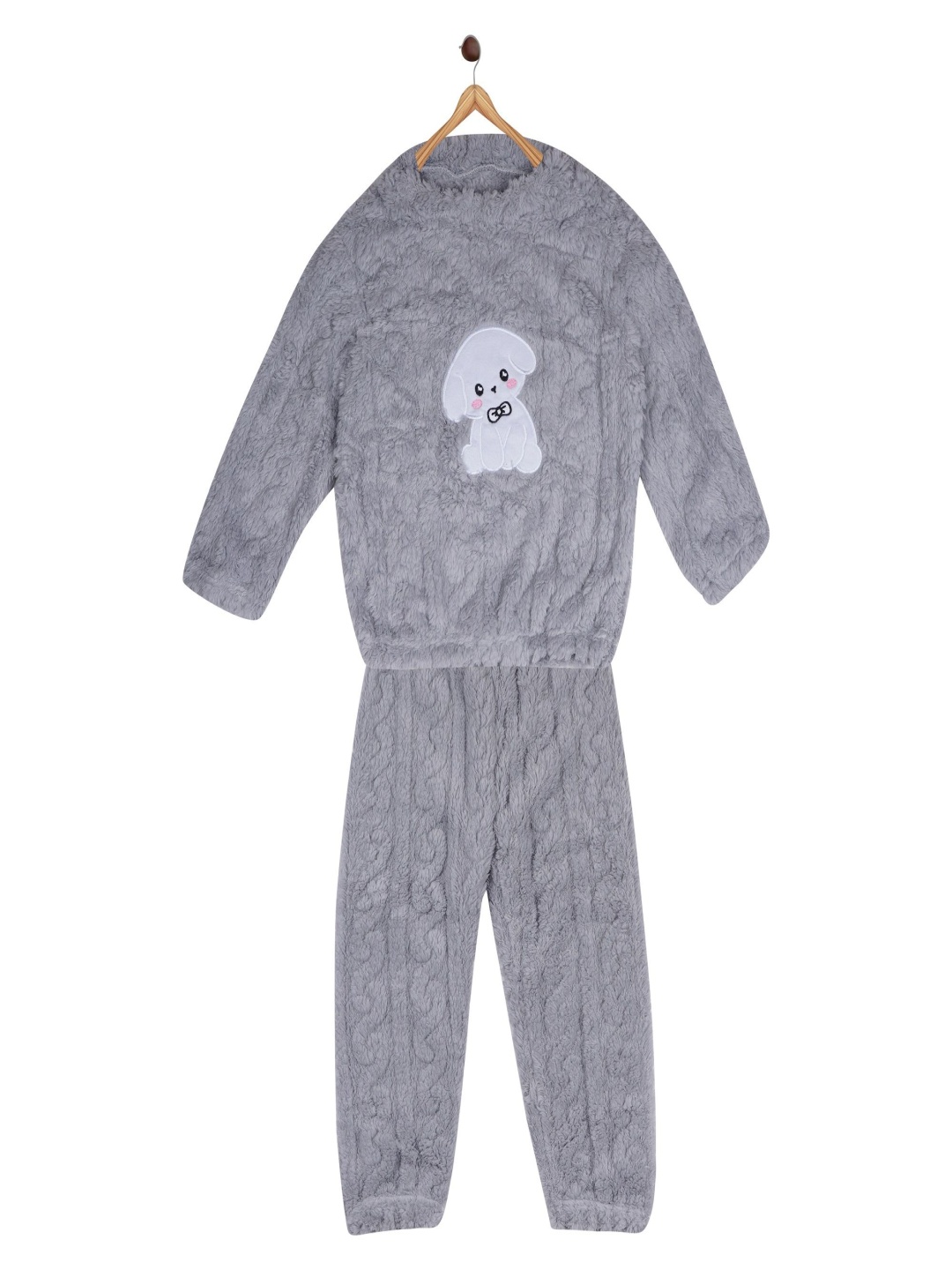 

BAESD Unisex Kids Night suit, Grey