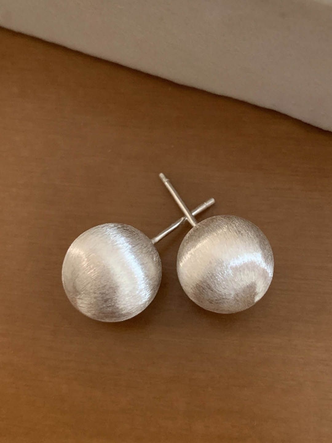 

StyleCast Spherical Shaped Studs, Silver