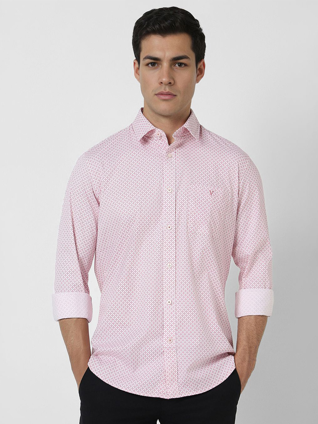 

Van Heusen Sport Men Slim Fit Floral Printed Casual Shirt, Pink