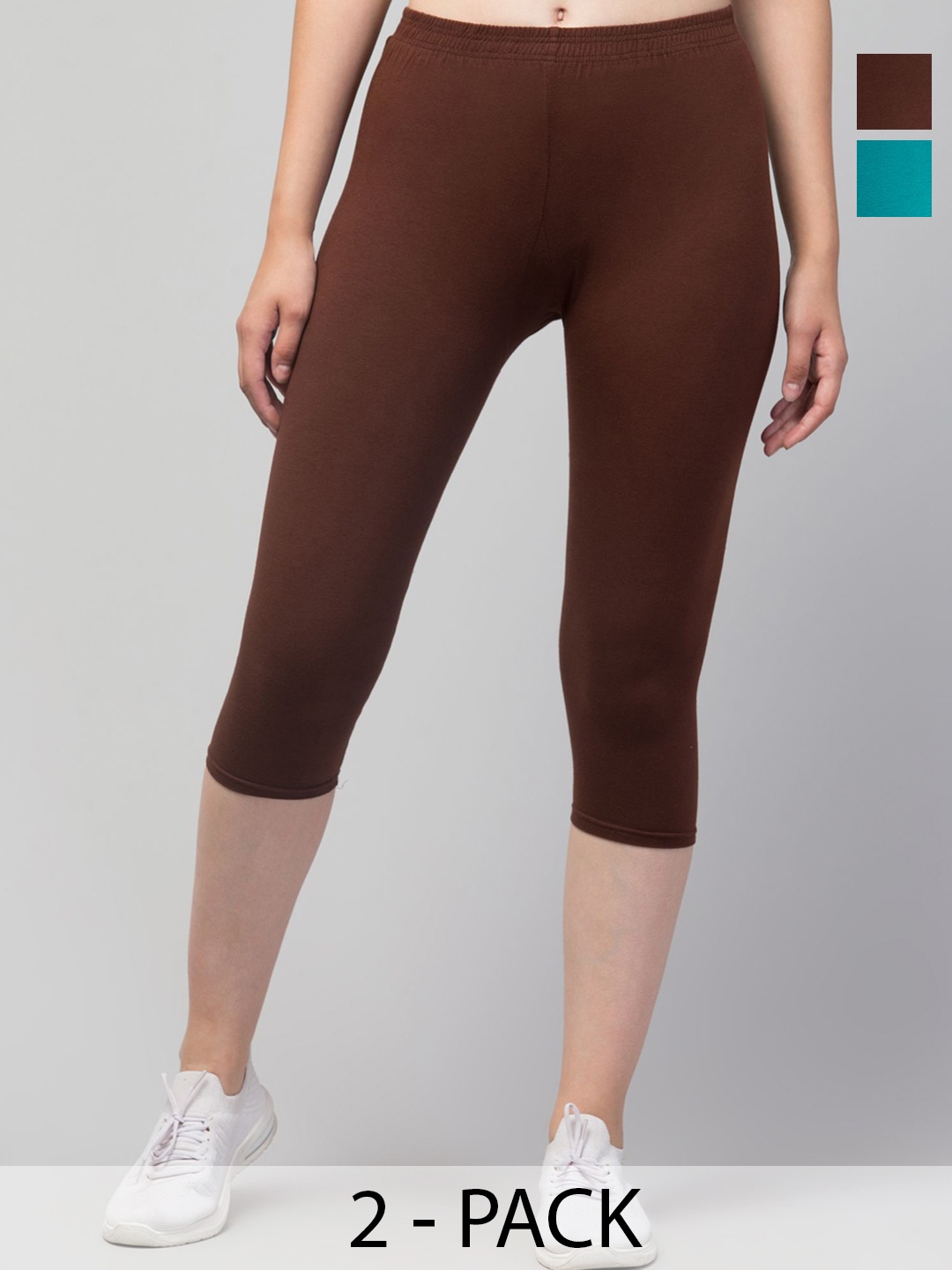 

CKARFE Women Capris, Brown