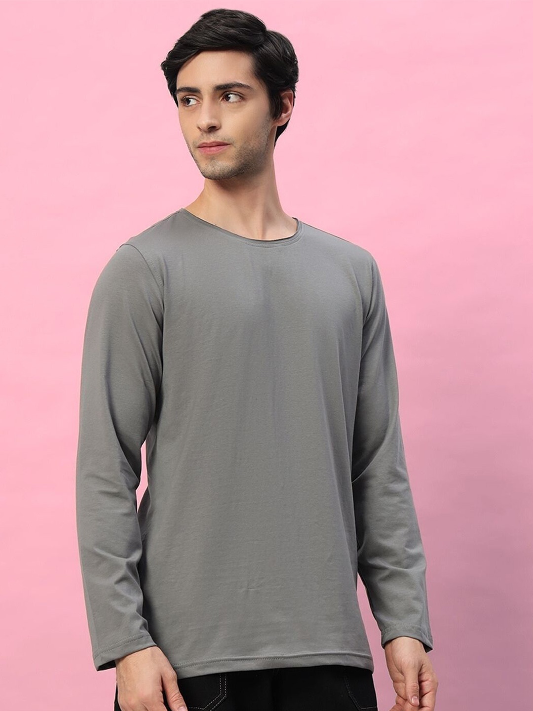 

WEARDUDS Men Pullover Sweatshirt, Grey