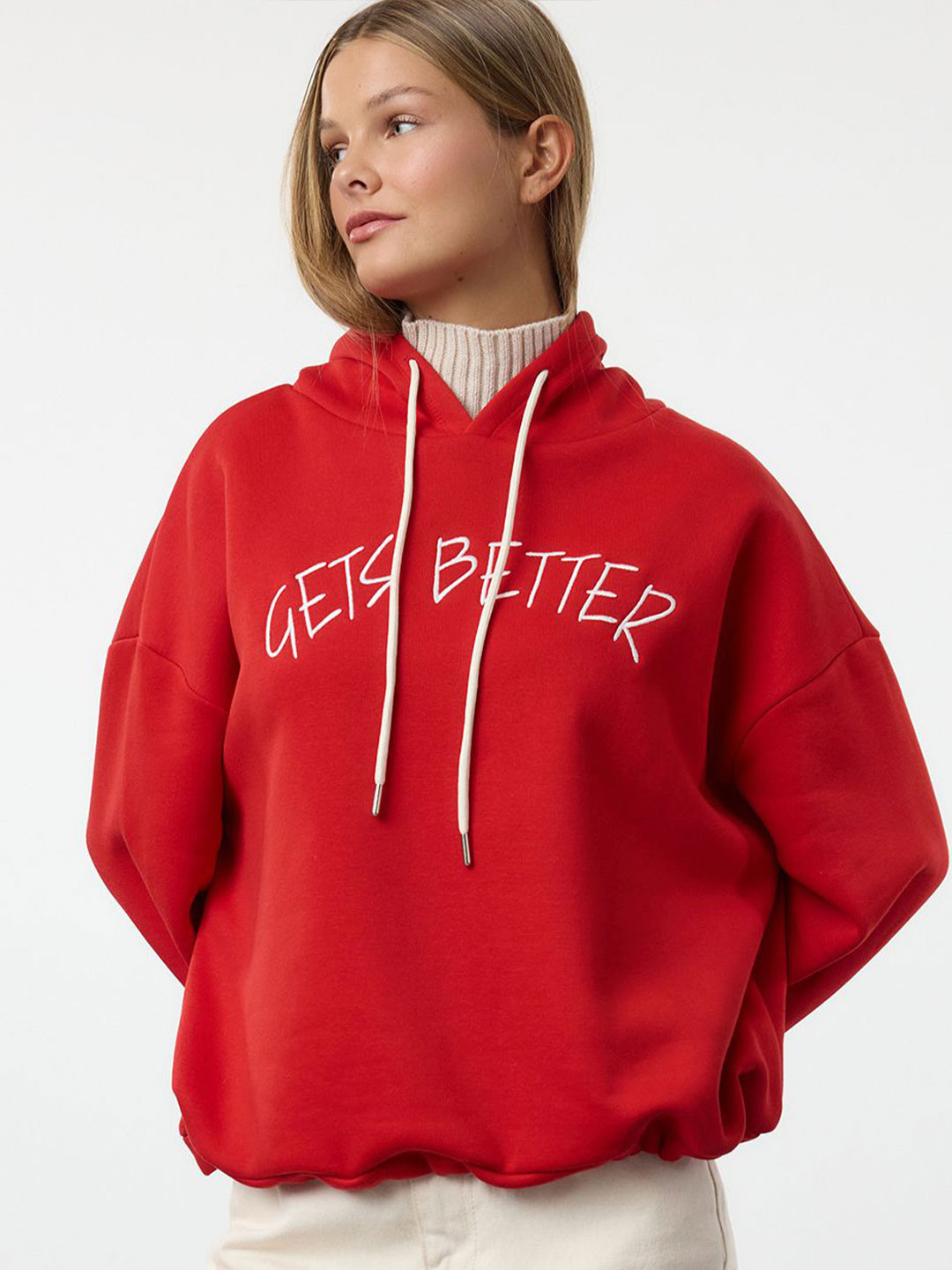 

Trendyol Women Printed Sweatshirt, Na