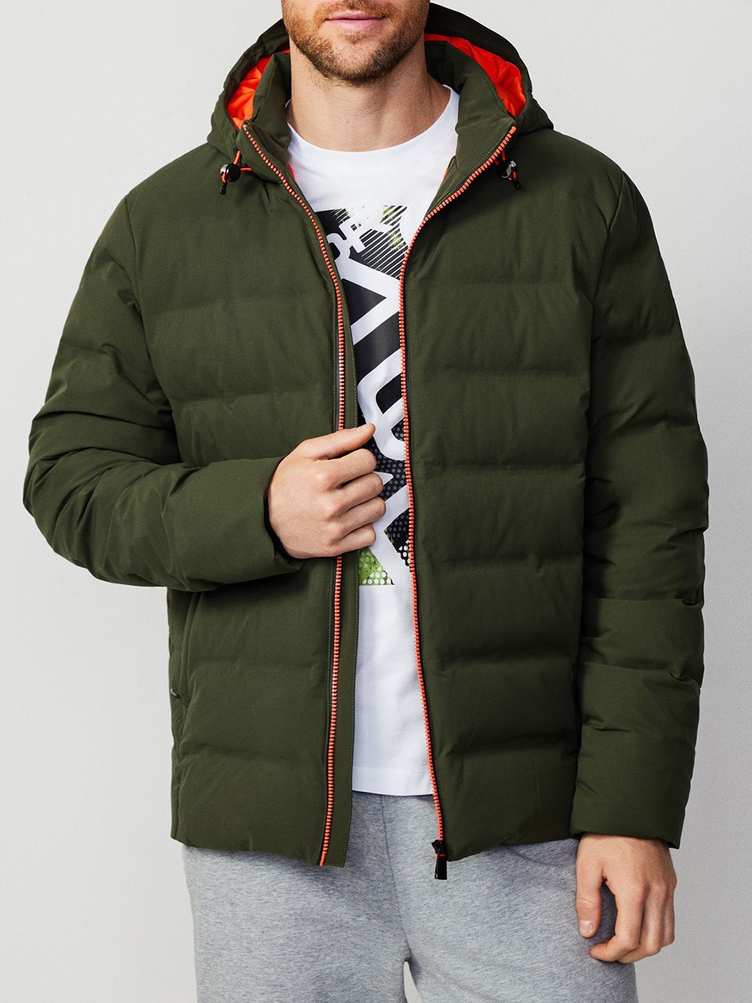 

HACKETT LONDON Men Puffer Jacket, Green