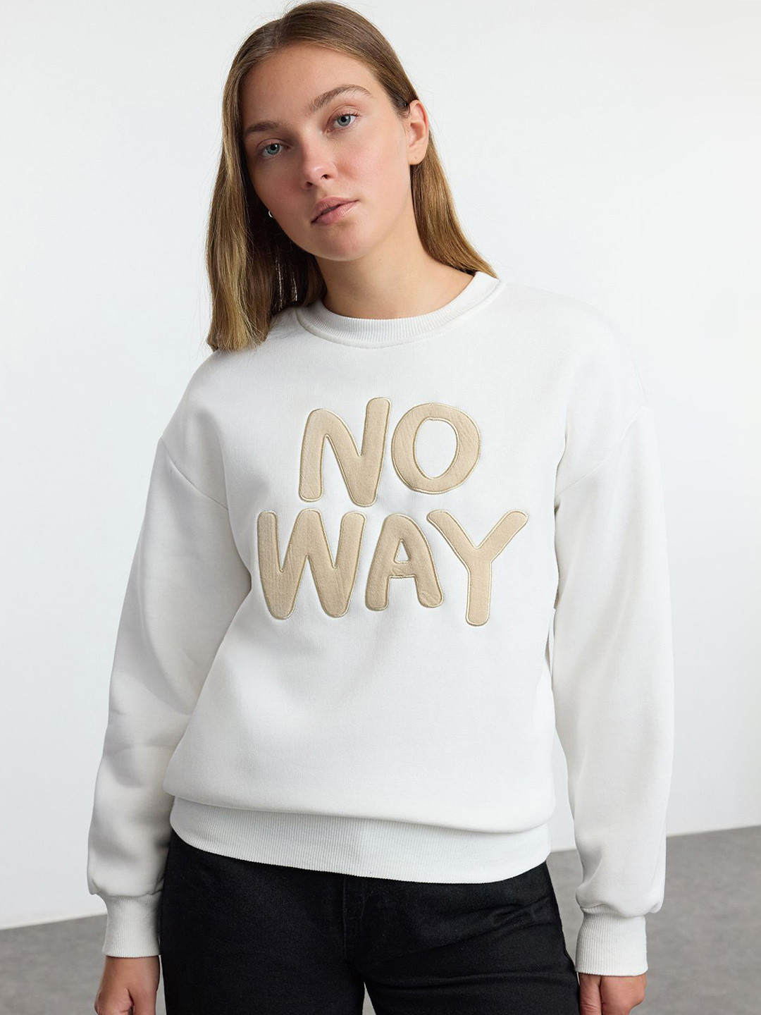 

Trendyol Women Printed Pullover Sweatshirt, Na