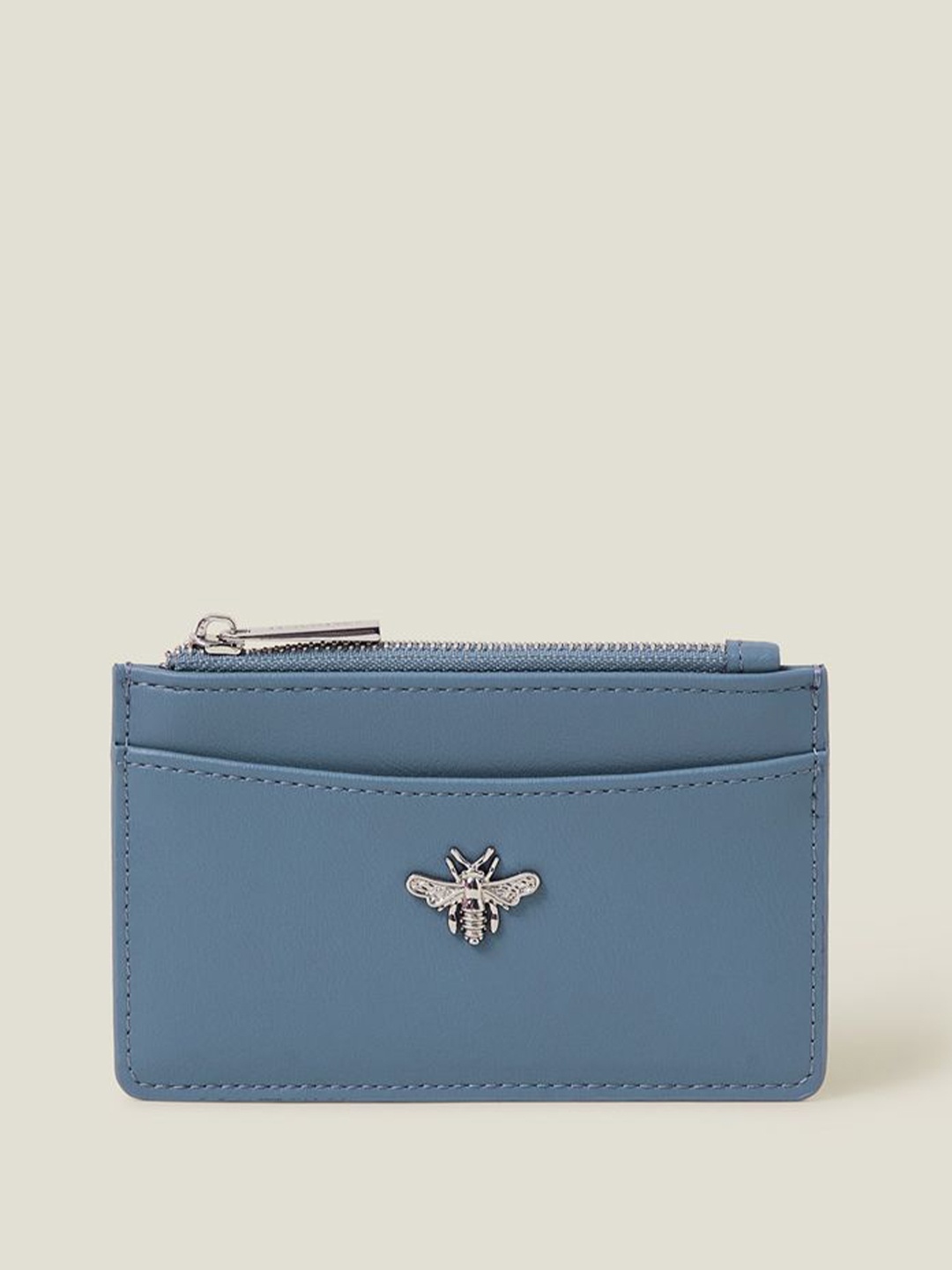 

Accessorize Women Britney Bee PU Card Holder, Blue