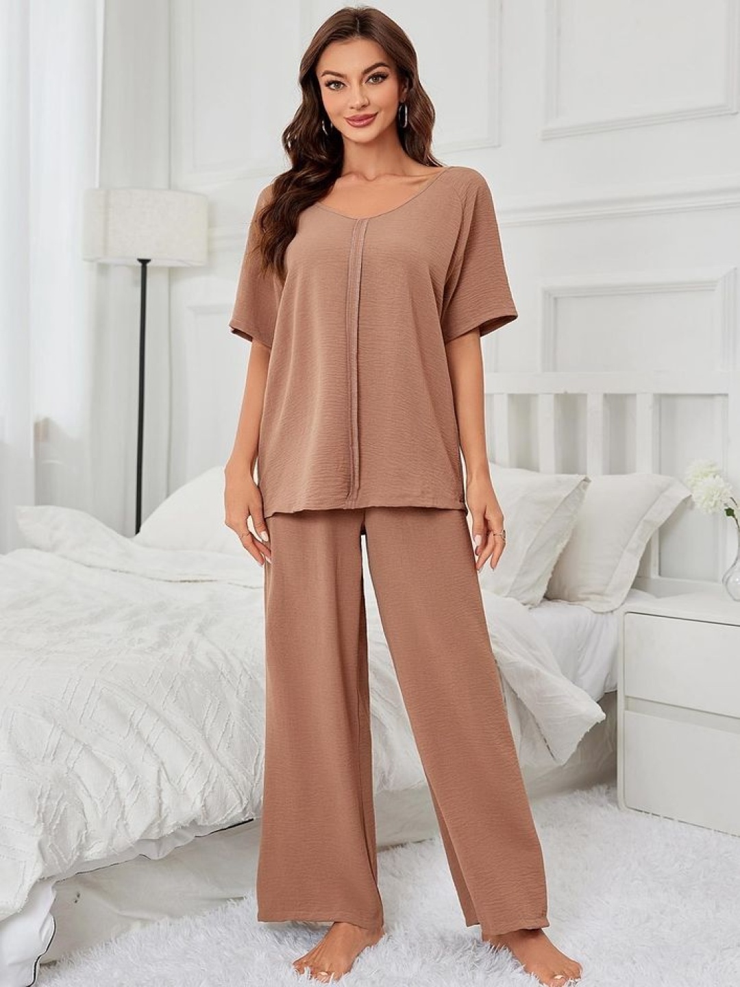 

LULU & SKY Women Night suit, Khaki
