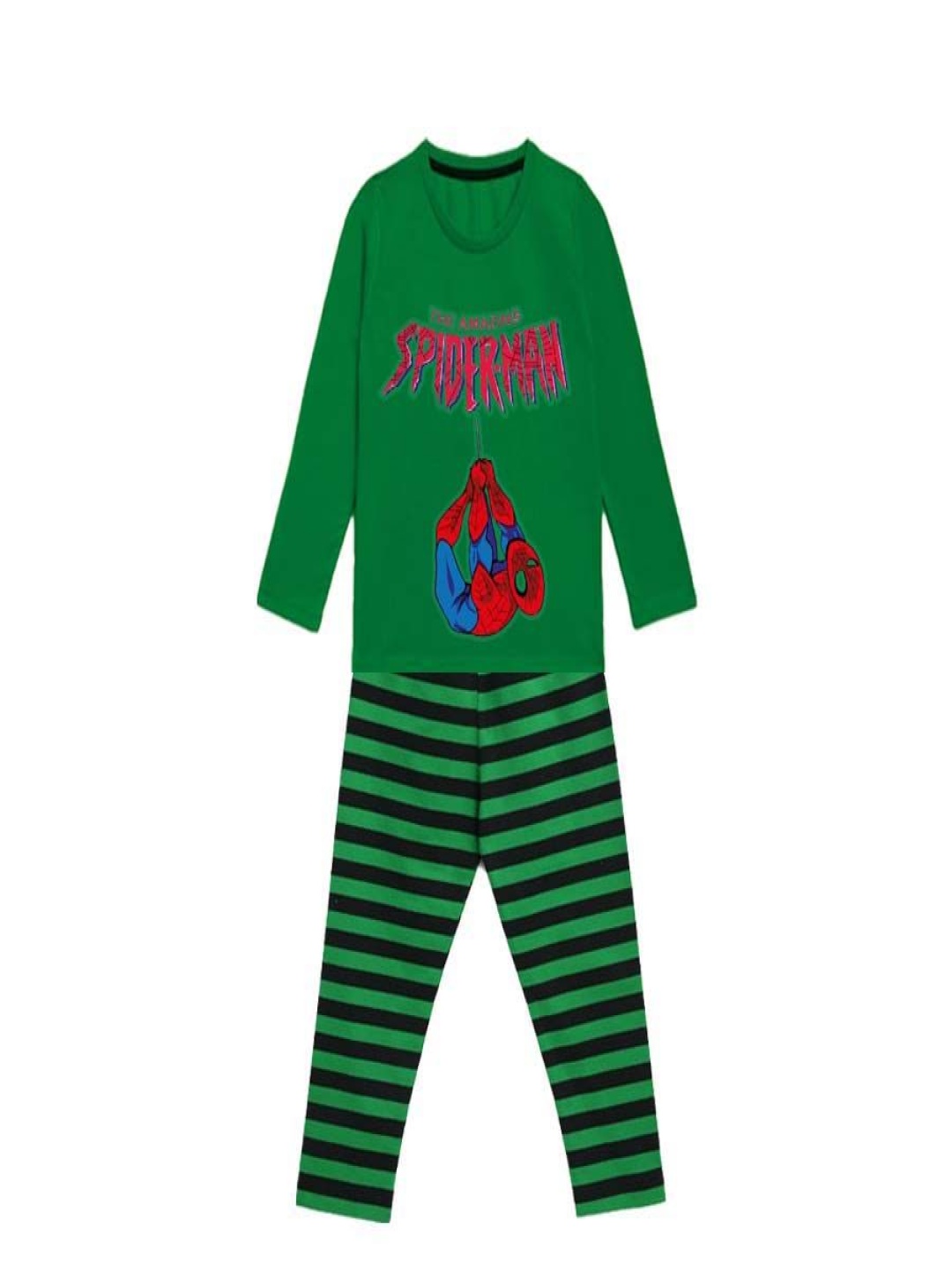 

YK Disney Boys Printed Pure Cotton Night suit, Green