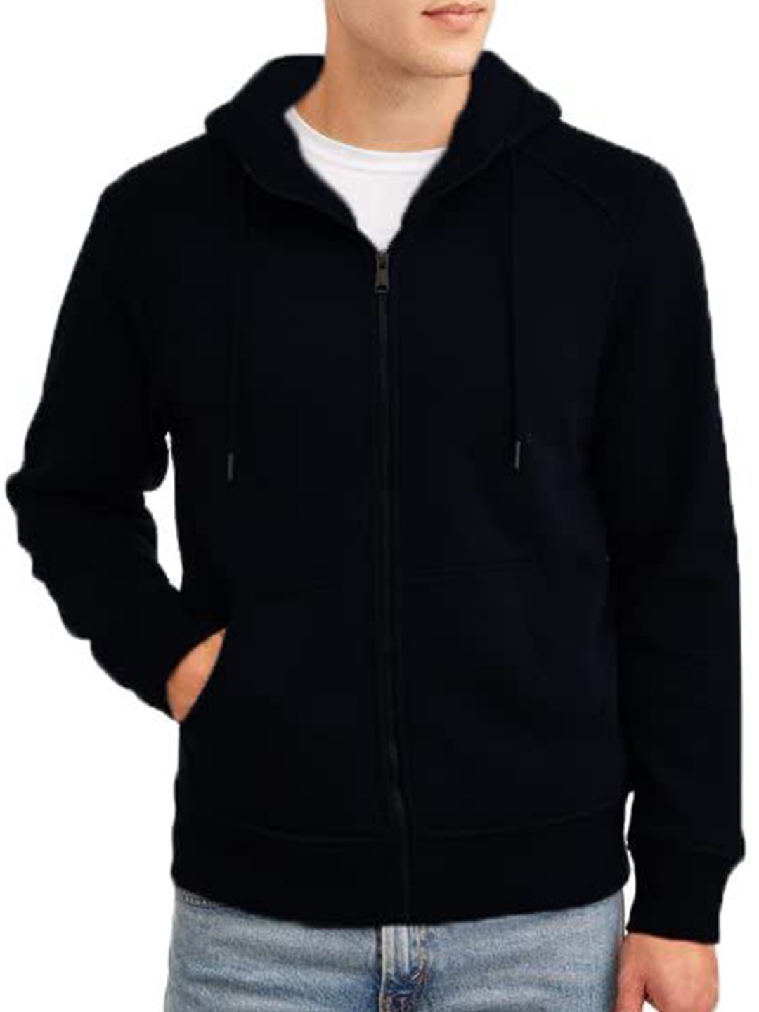 

BAESD Men Hooded Sweatshirt, Black