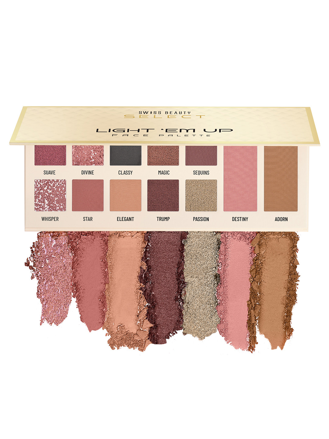 

SWISS BEAUTY Select Light Em Up Face Palette - Firefly 02, Multi