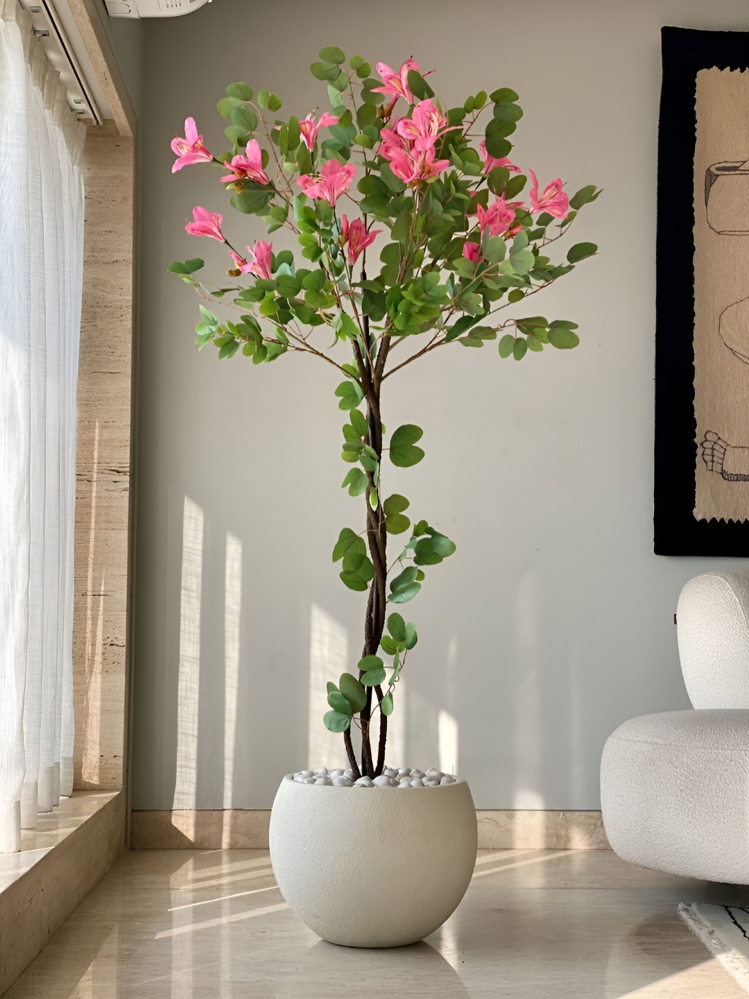 

Mason Home Pink Hibiscus Ivy Artificial Plant