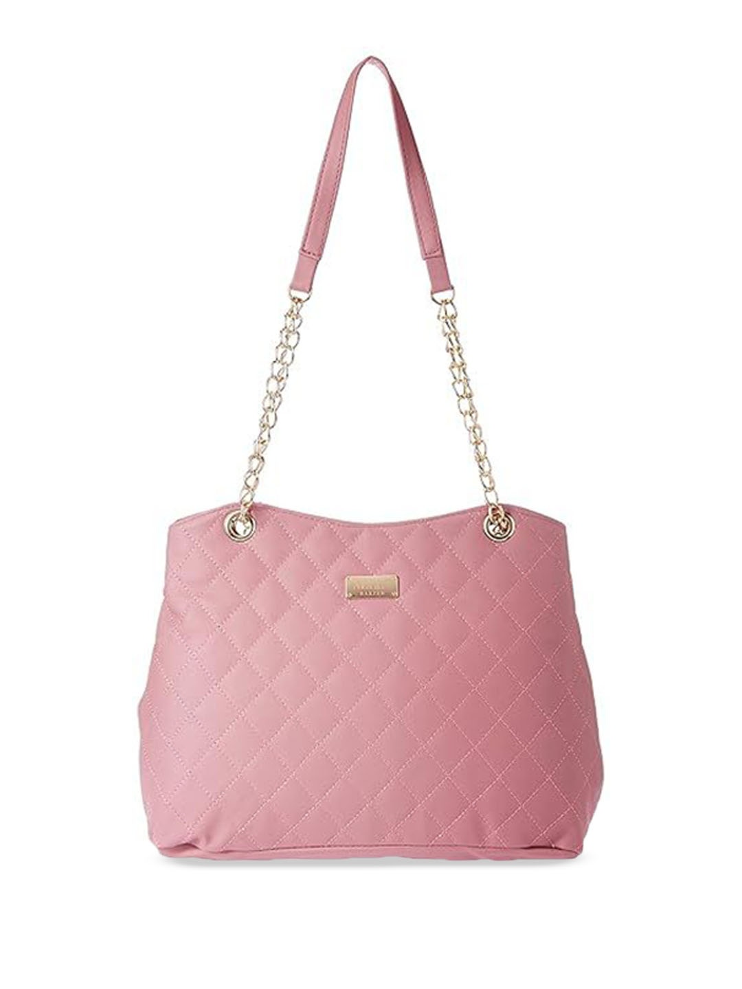 

Anna Claire Women Solid Structured Shoulder Bag, Pink