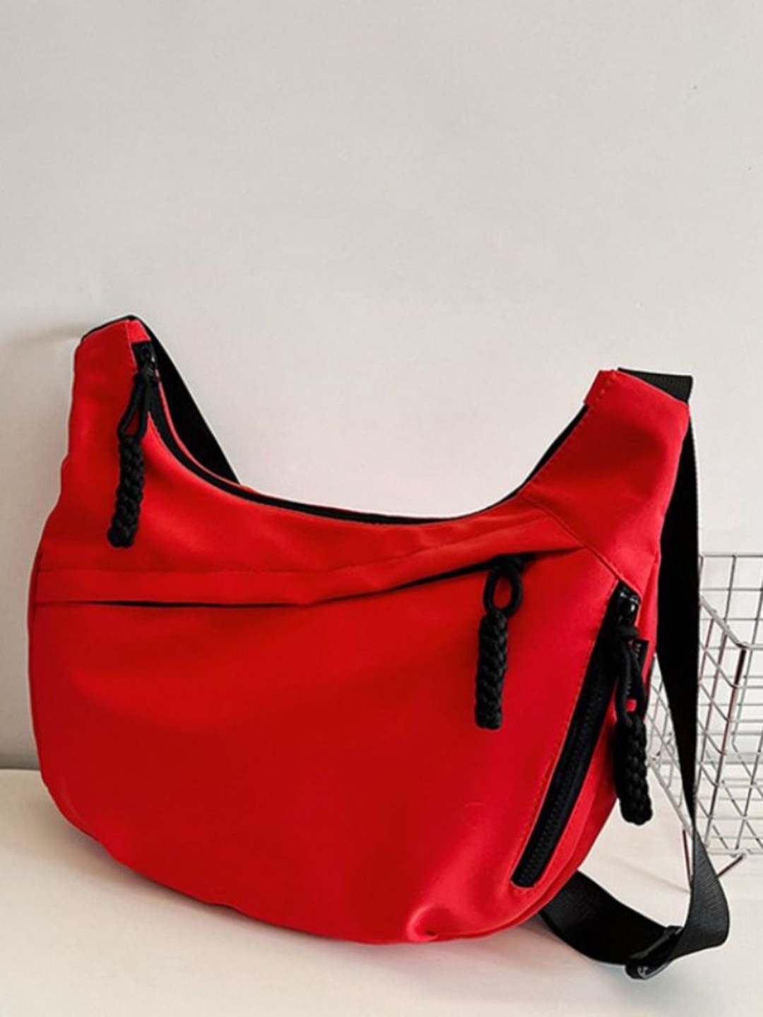 

StyleCast Women Solid Structured Shoulder Bag, Red