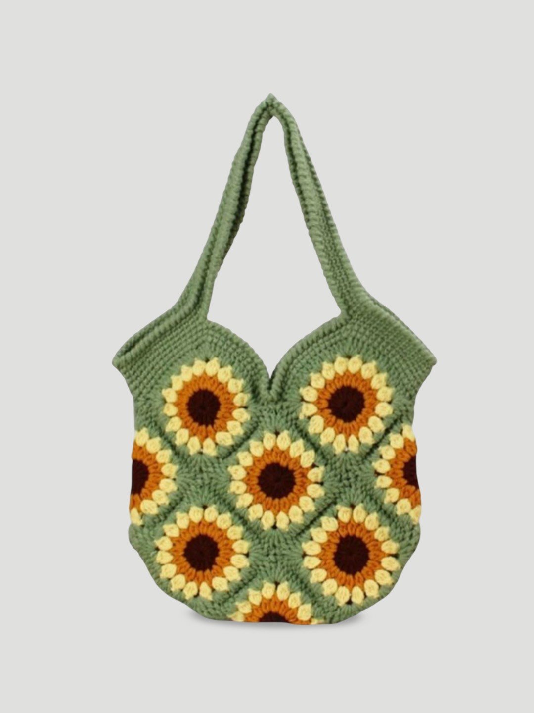 

StyleCast Women Floral Printed Shopper Cotton Tote Bag, Green