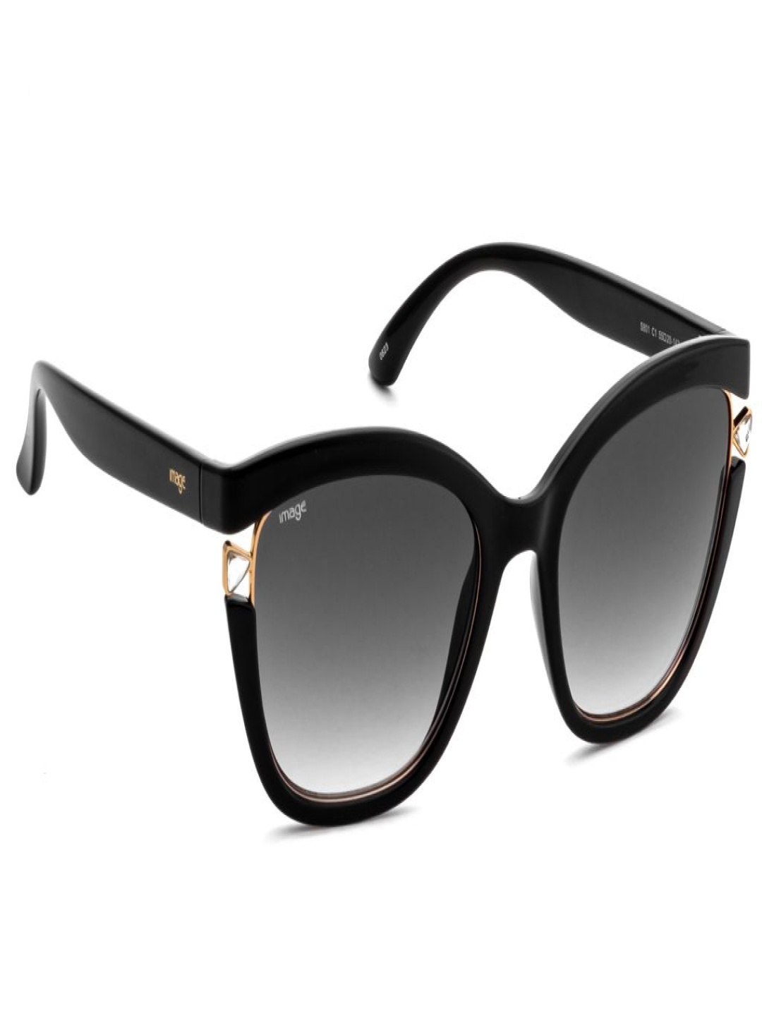 

Image Women Cateye Sunglasses with UV Protected Lens IMS801C1SG, Grey