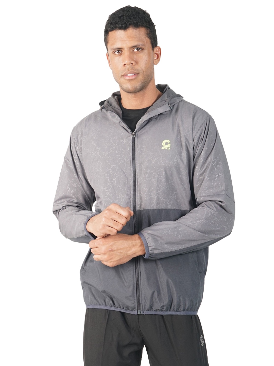 

GOTO Men Polyester Lightweight Training or Gym Sporty Jacket, Grey