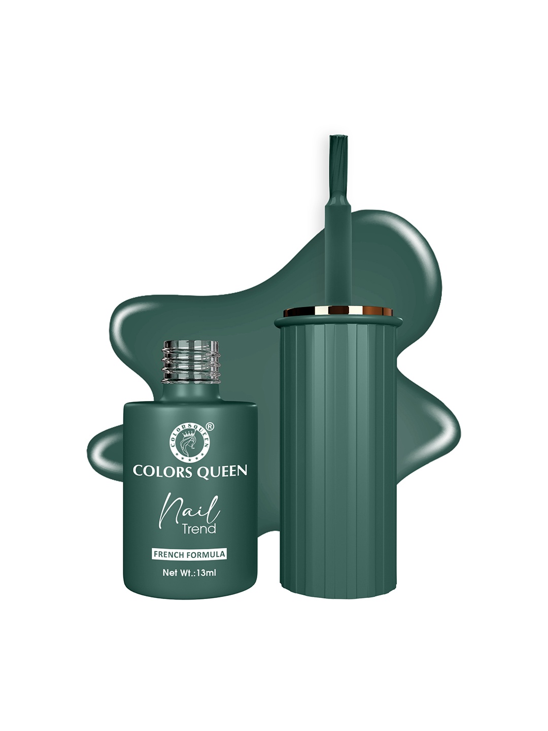 

Colors Queen Nail Trend French Formula Polish 13ml - New Jeans, Green