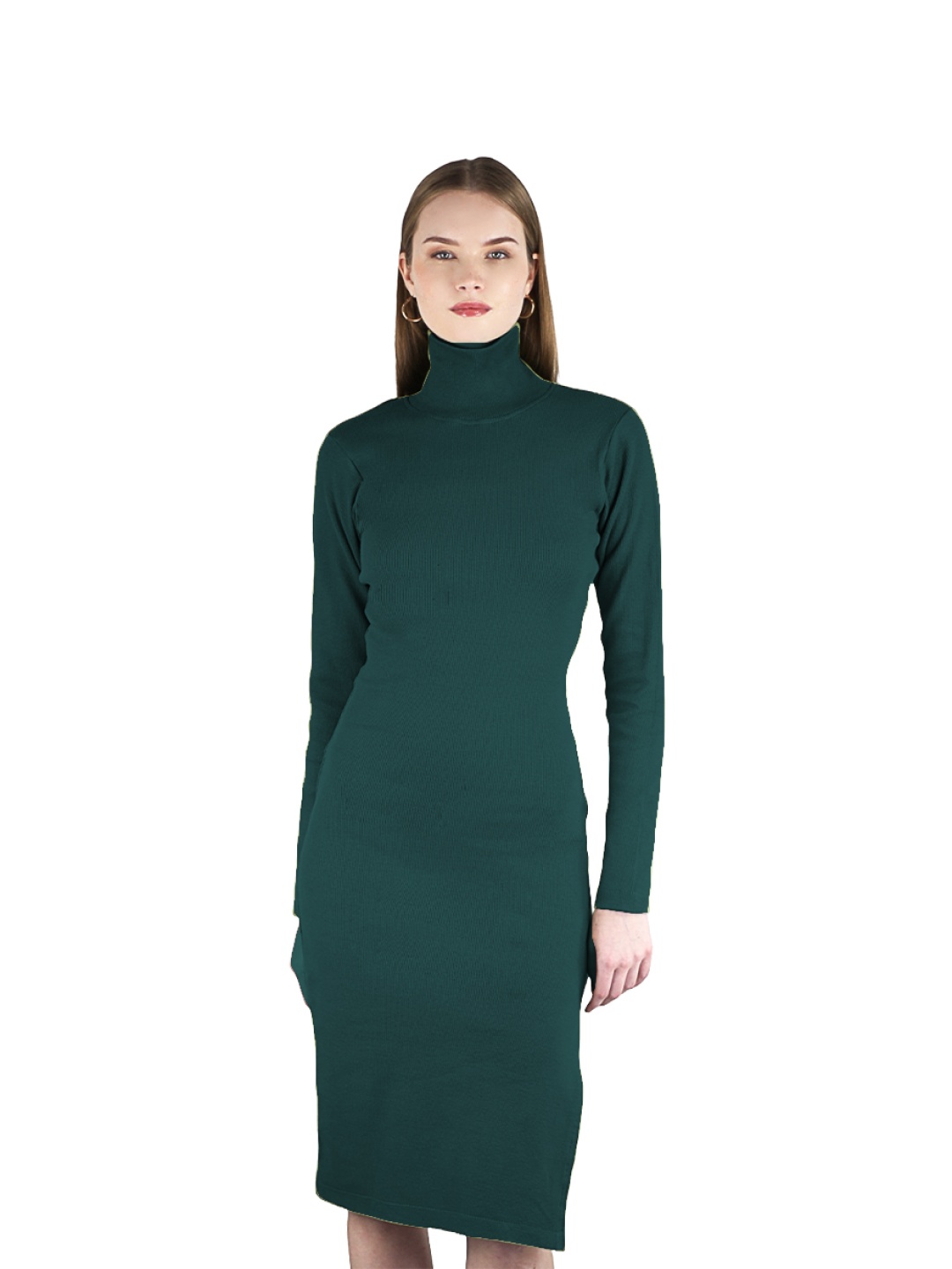 

ARTYSKA High Neck Bodycon Dress, Green