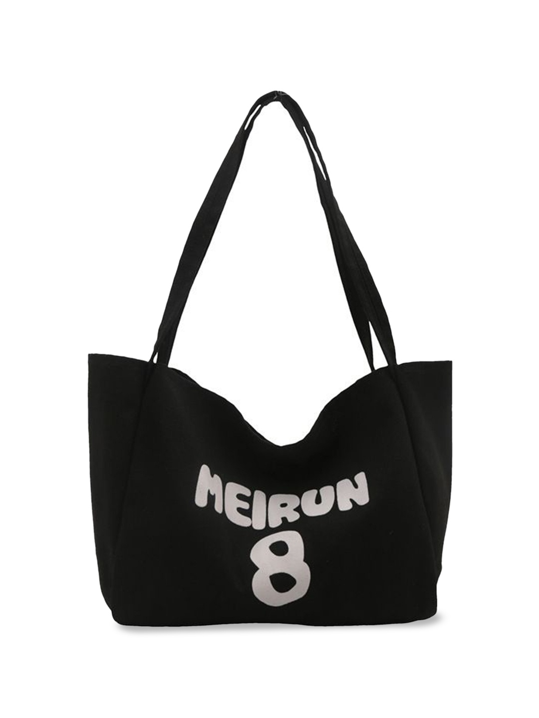

StyleCast Women Typography Printed Shopper Tote Bag, Black