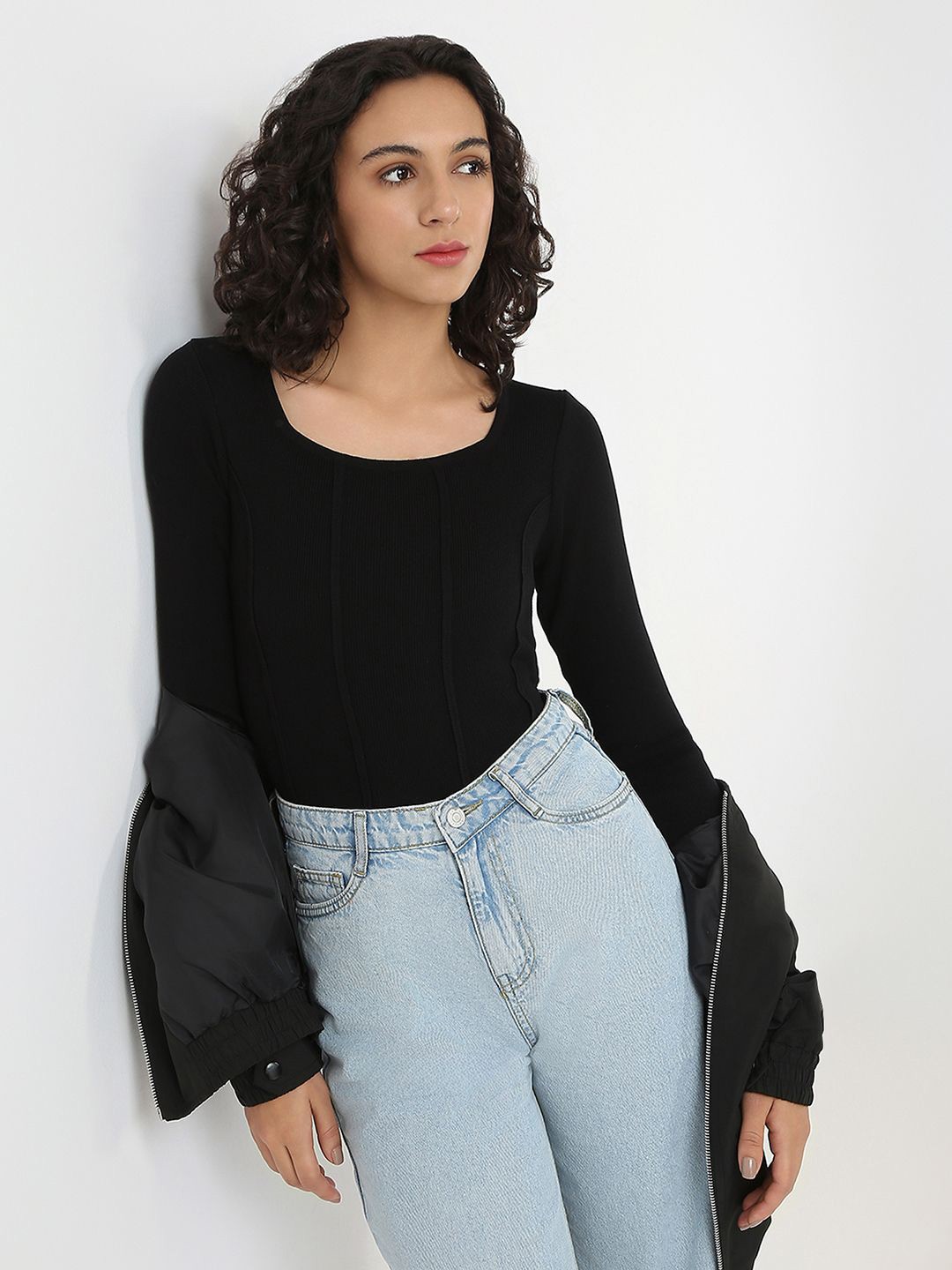 

Kraus Jeans Top, Black