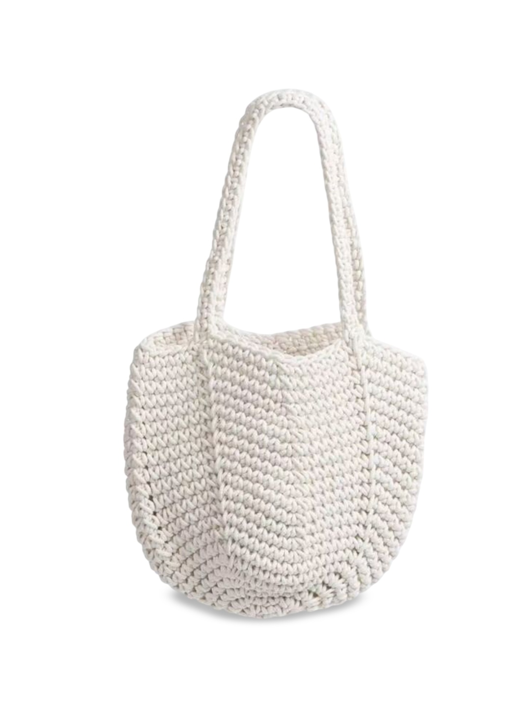 

StyleCast Women Textured Shopper Cotton Tote Bag, White