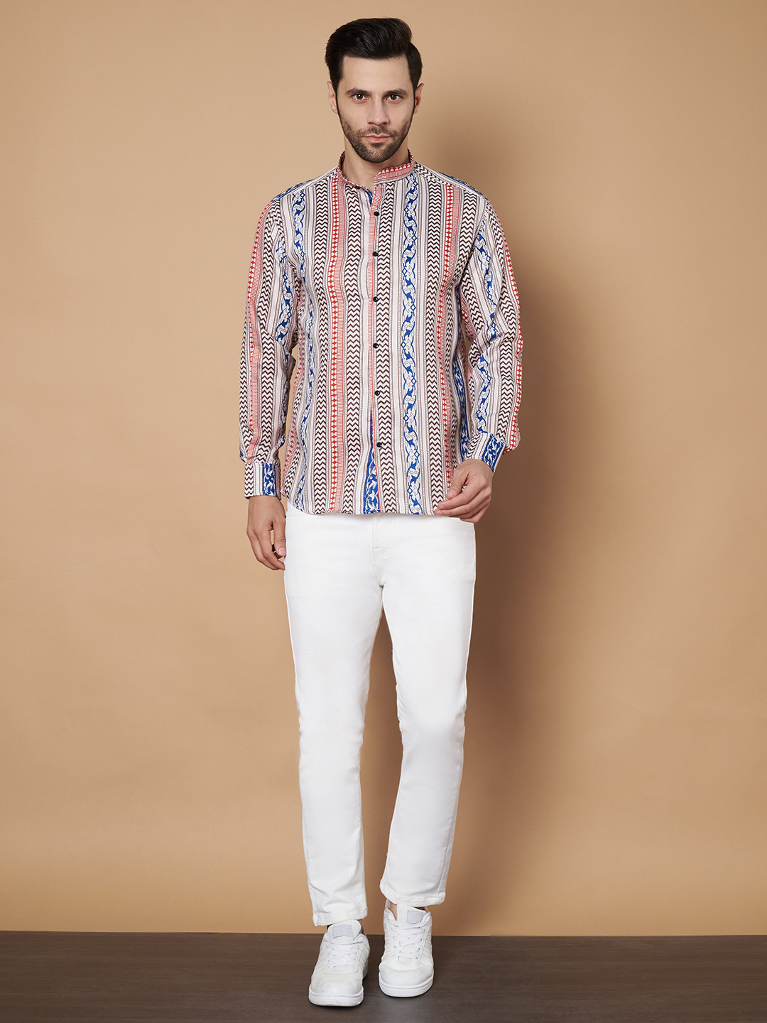 

Fashion FRICKS Men Opaque Casual Shirt, Orange