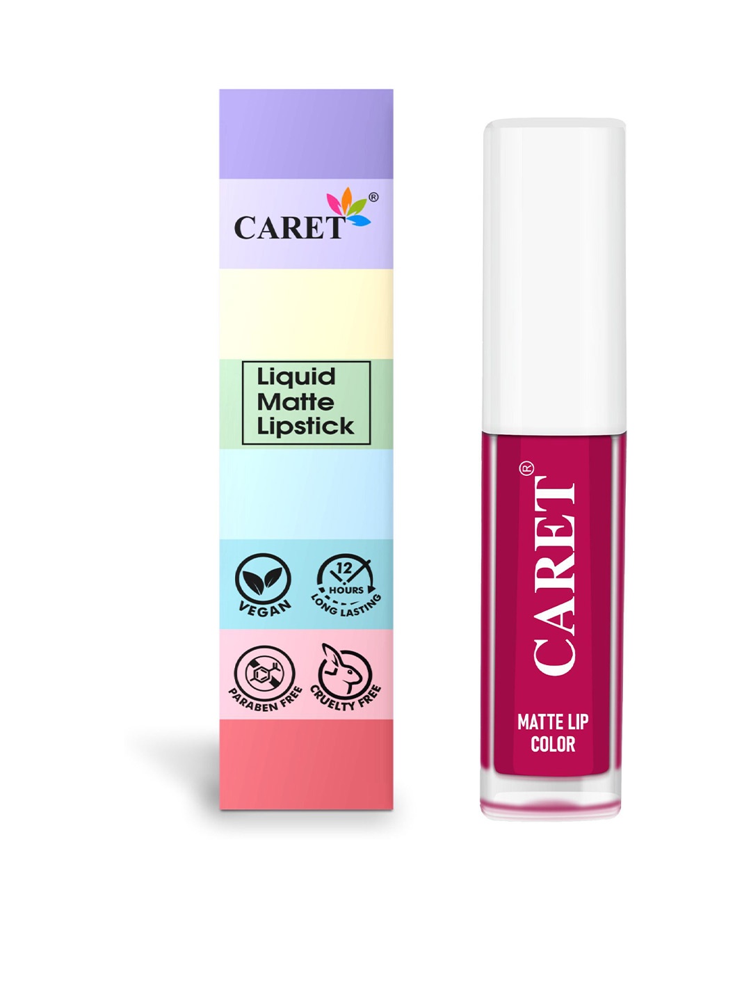 

CARET ORGANIC Super-Pigmented Liquid Matte Lipsticks - 2 ml - 5, Pink