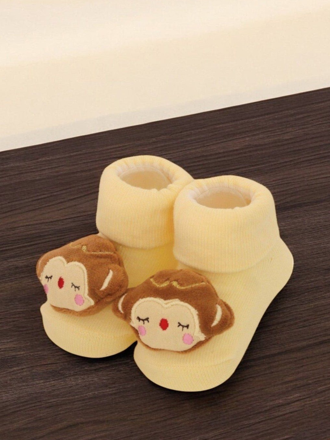 

Yellow Bee Infant Boys Patterned Cotton Ankle Length Socks