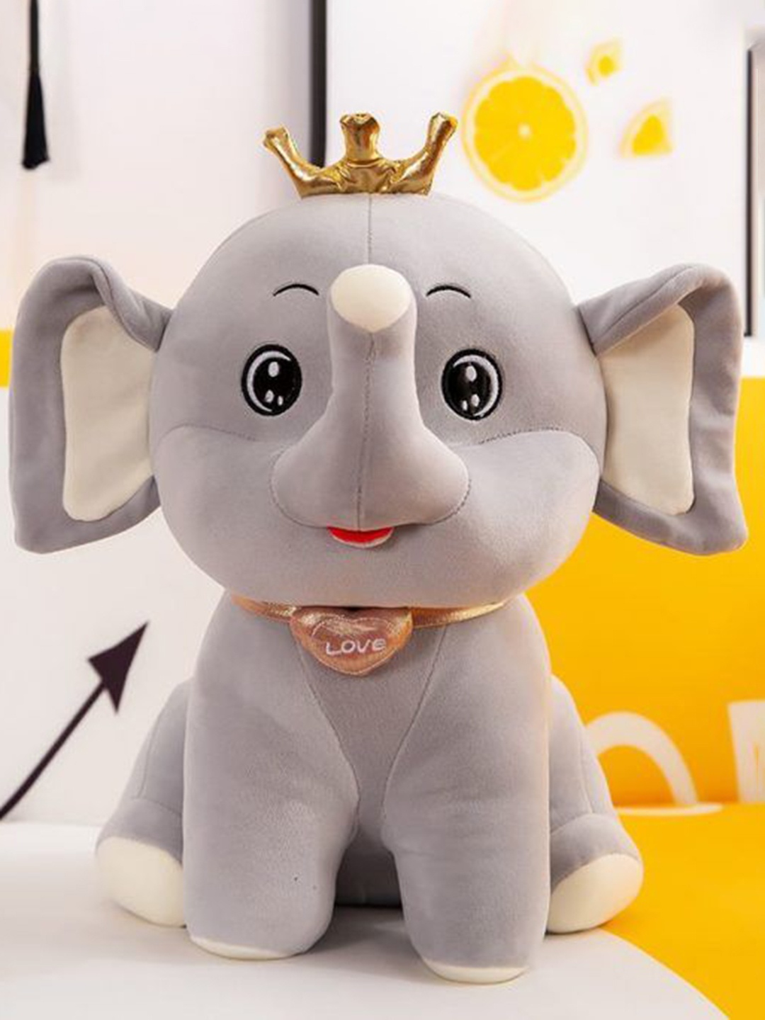 

AN TEDDY Girls Microfibre Animals and Birds Soft Toys and Dolls, Grey