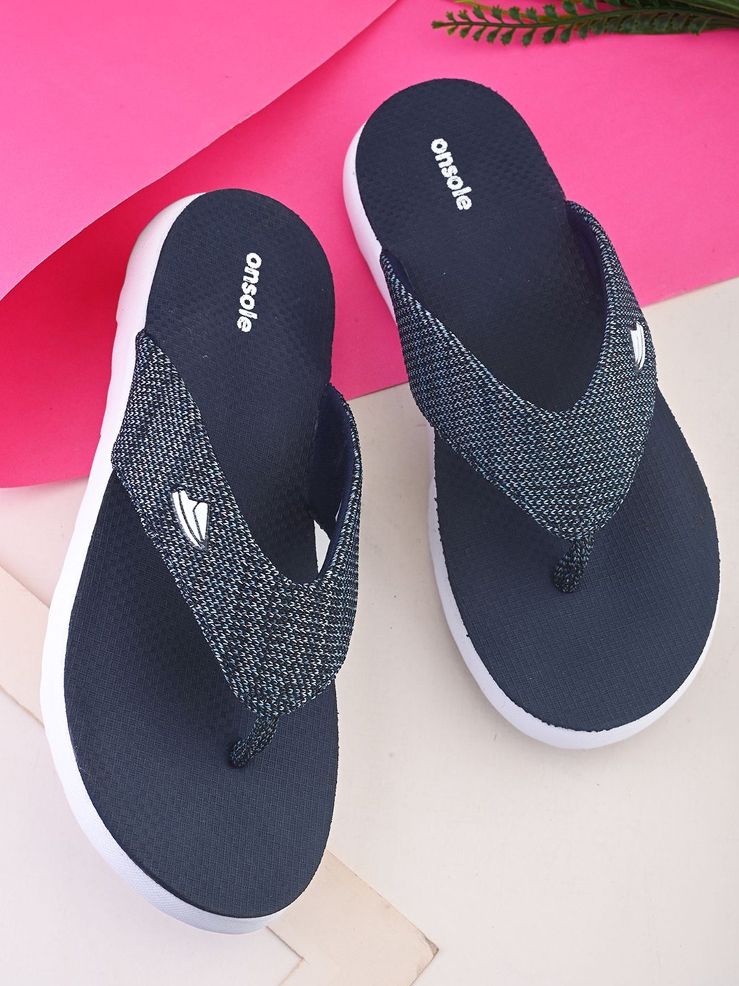 

ONSOLE Women Room Slippers, Navy blue