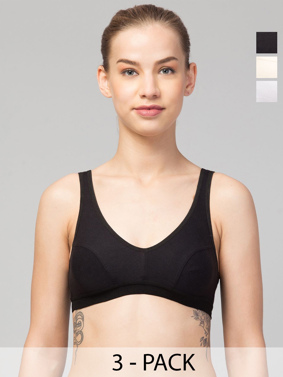 

Apraa & Parma Full Coverage Bra, Black