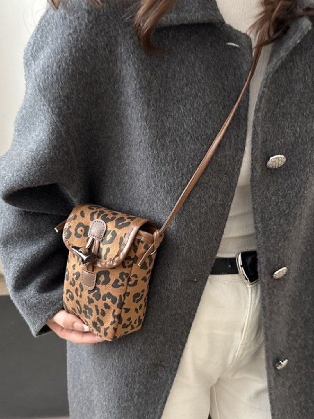 

StyleCast Women Animal Printed Sling Bag, Brown