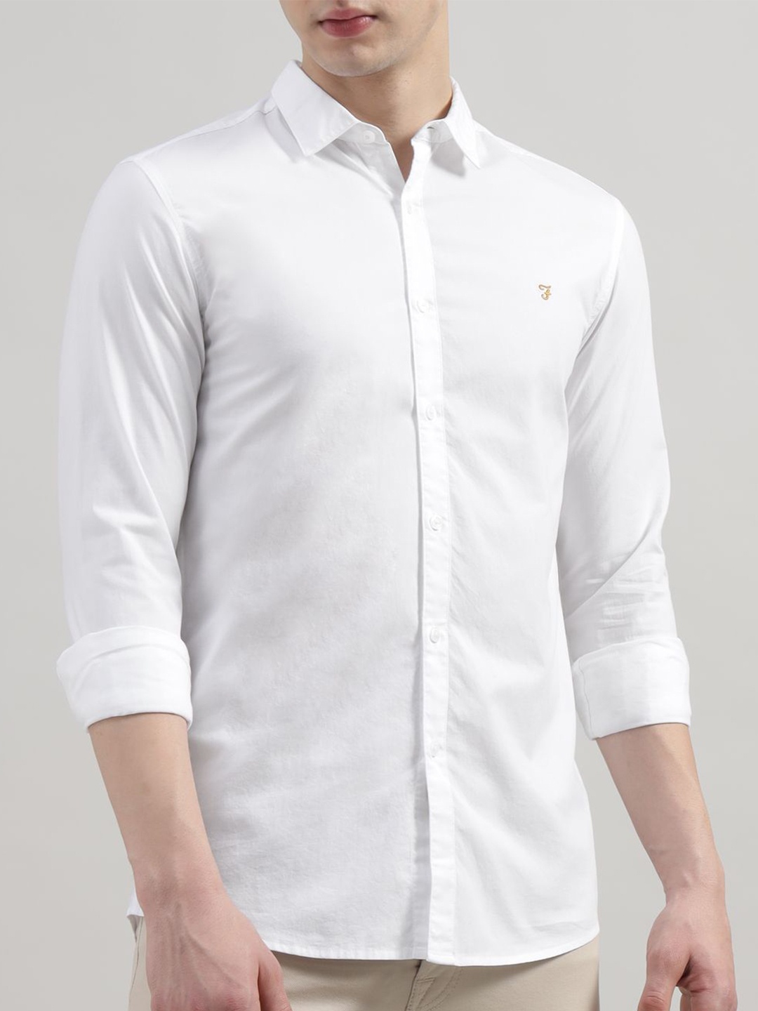 

Farah Men Opaque Casual Shirt, White