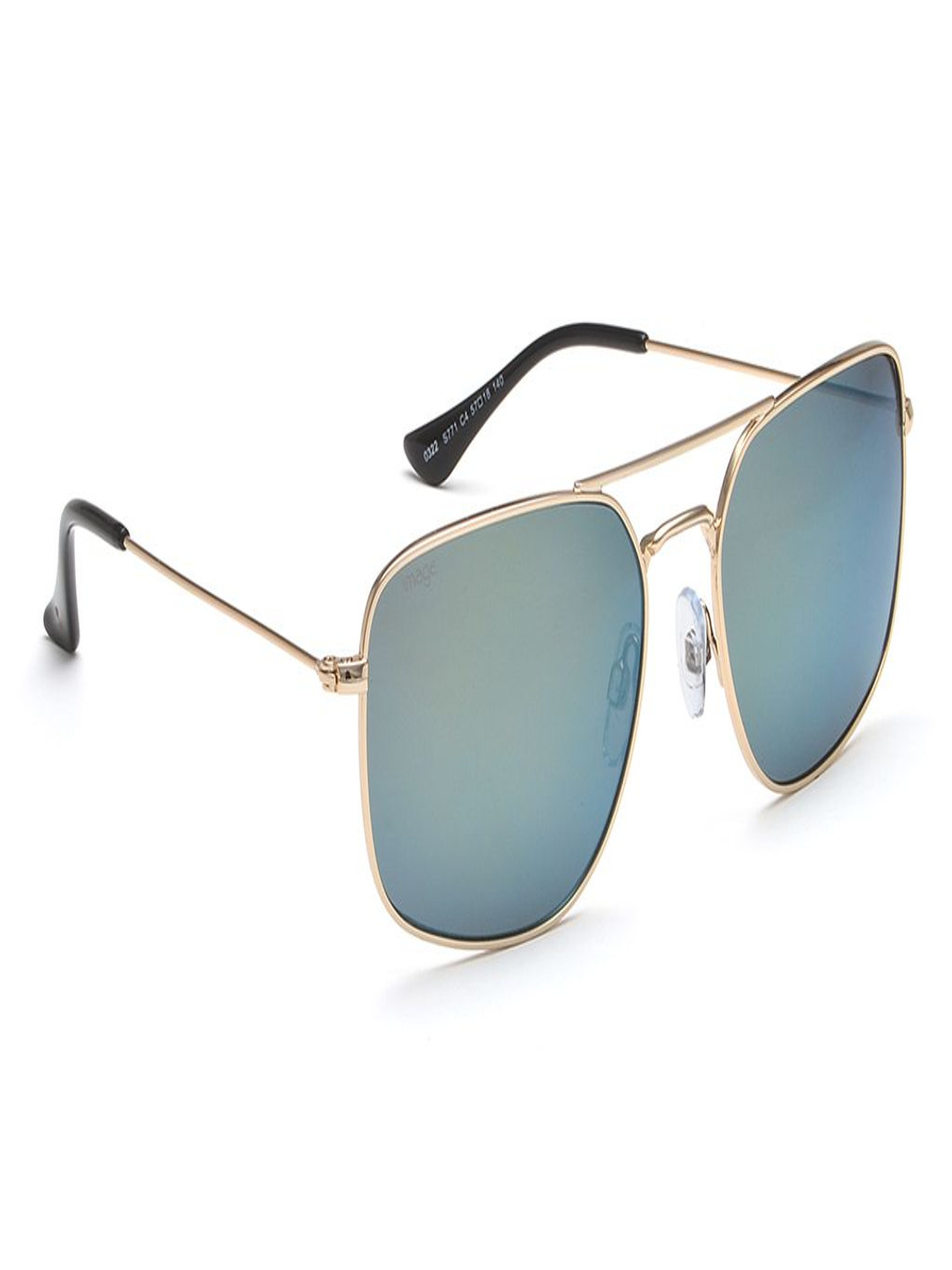 

Image Men Square Sunglasses with UV Protected Lens IMS771C4SG, Grey